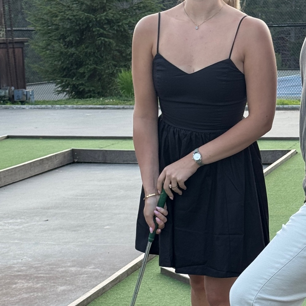 H&M Black Mini Dress
